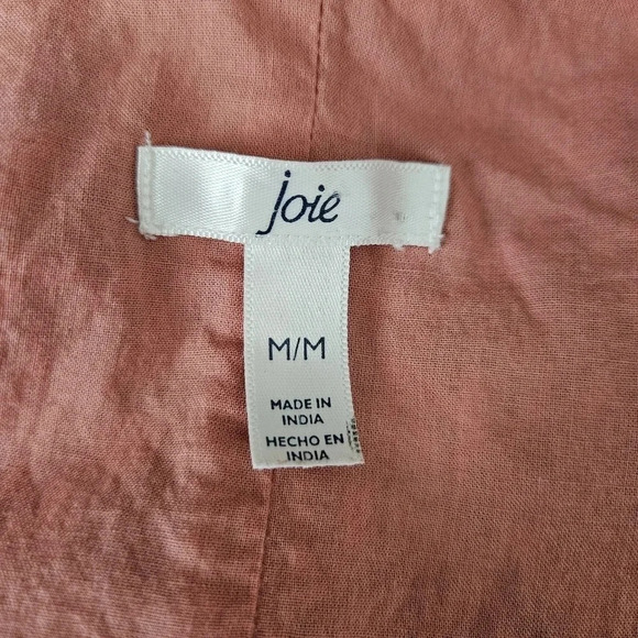 JOIE Tiered Maxi Dress Tea Rose Sleeveless V Neck Lined - Picture 6 of 8